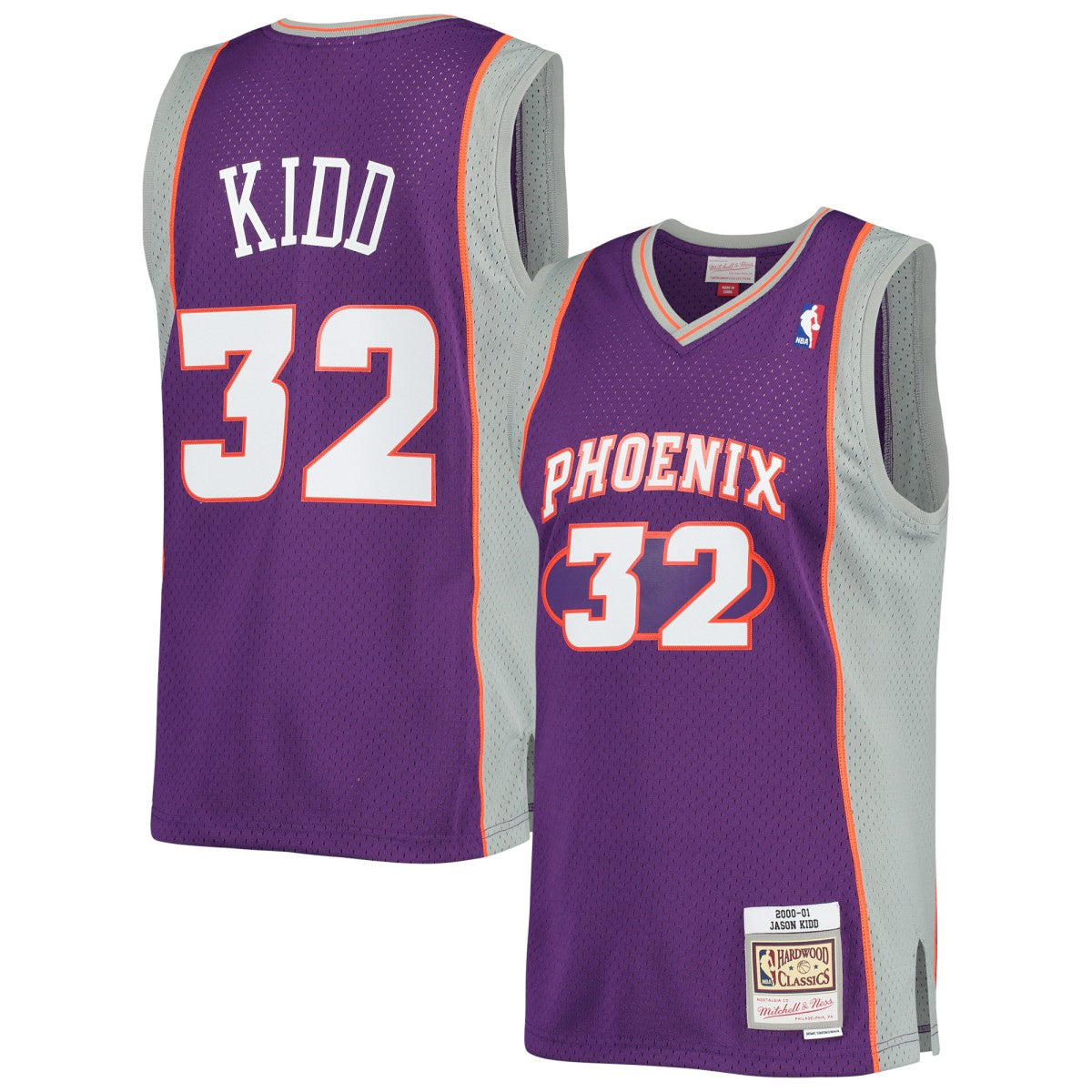 Mitchell & Ness Jason Kidd Phoenix Suns Big & Tall Hardwood Classics 2000/01 Swingman Jersey