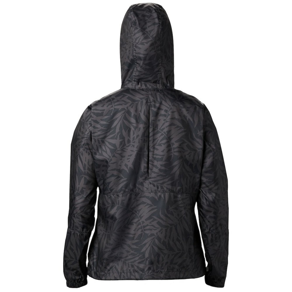Black Arizona Diamondbacks Columbia Women's Flash Forward Full-Zip Windbreaker Jacket
