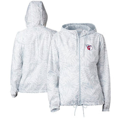 Gray Cleveland Guardians Columbia Women's Flash Forward Full-Zip Windbreaker Jacket