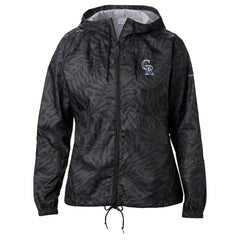 Black Colorado Rockies Columbia Women's Flash Forward Full-Zip Windbreaker Jacket