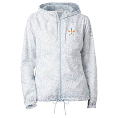 Gray Houston Astros Columbia Women's Flash Forward Full-Zip Windbreaker Jacket
