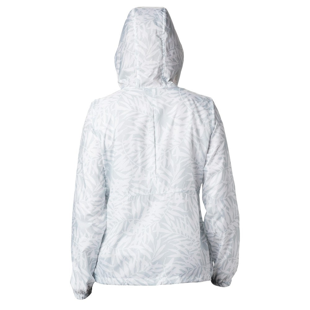 White Los Angeles Dodgers Columbia Women's Flash Forward Full-Zip Windbreaker Jacket