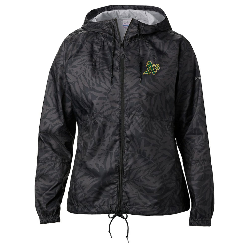 Black Athletics Columbia Women's Flash Forward Full-Zip Windbreaker Jacket