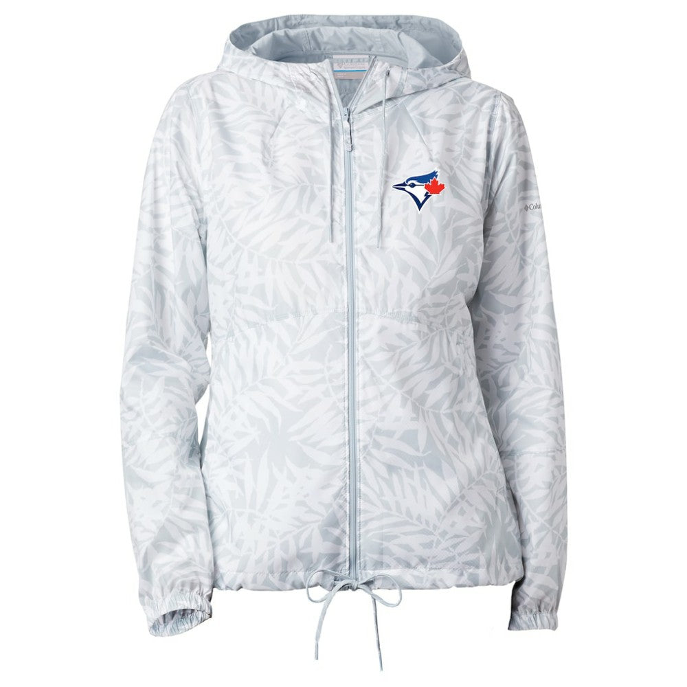 White Toronto Blue Jays Columbia Women's Flash Forward Full-Zip Windbreaker Jacket