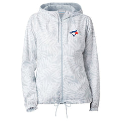 White Toronto Blue Jays Columbia Women's Flash Forward Full-Zip Windbreaker Jacket