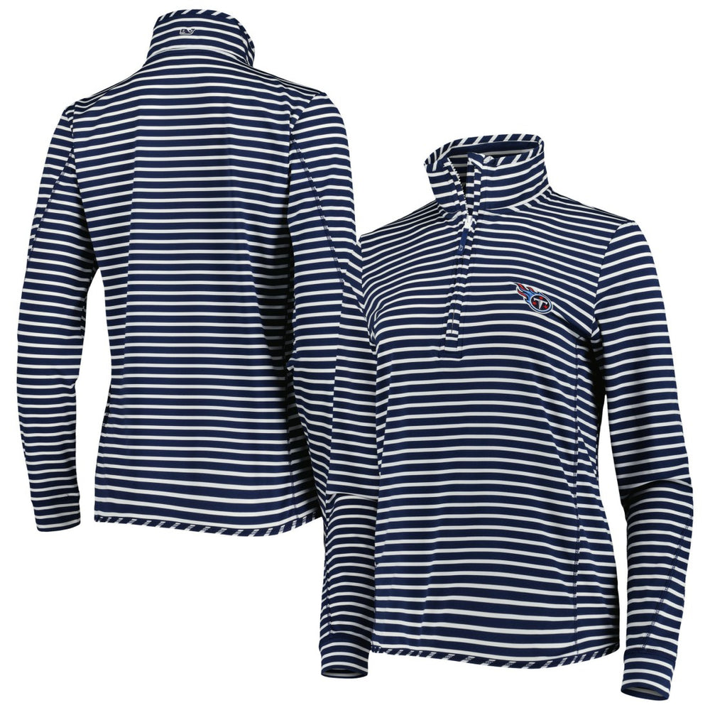 Vineyard Vines Women's Sankaty Shep Half-Zip Pullover Top - Tennessee Titans Pullover
