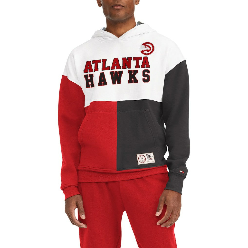 Atlanta Hawks Tommy Jeans Andrew Split Pullover Hoodie