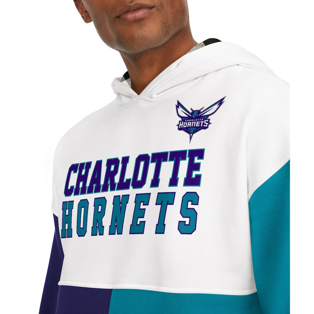 Charlotte Hornets Tommy Jeans Andrew Split Pullover Hoodie