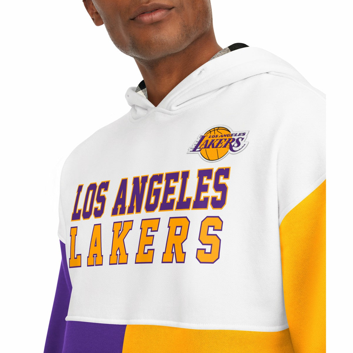 Los Angeles Lakers Tommy Jeans Andrew Split Pullover Hoodie