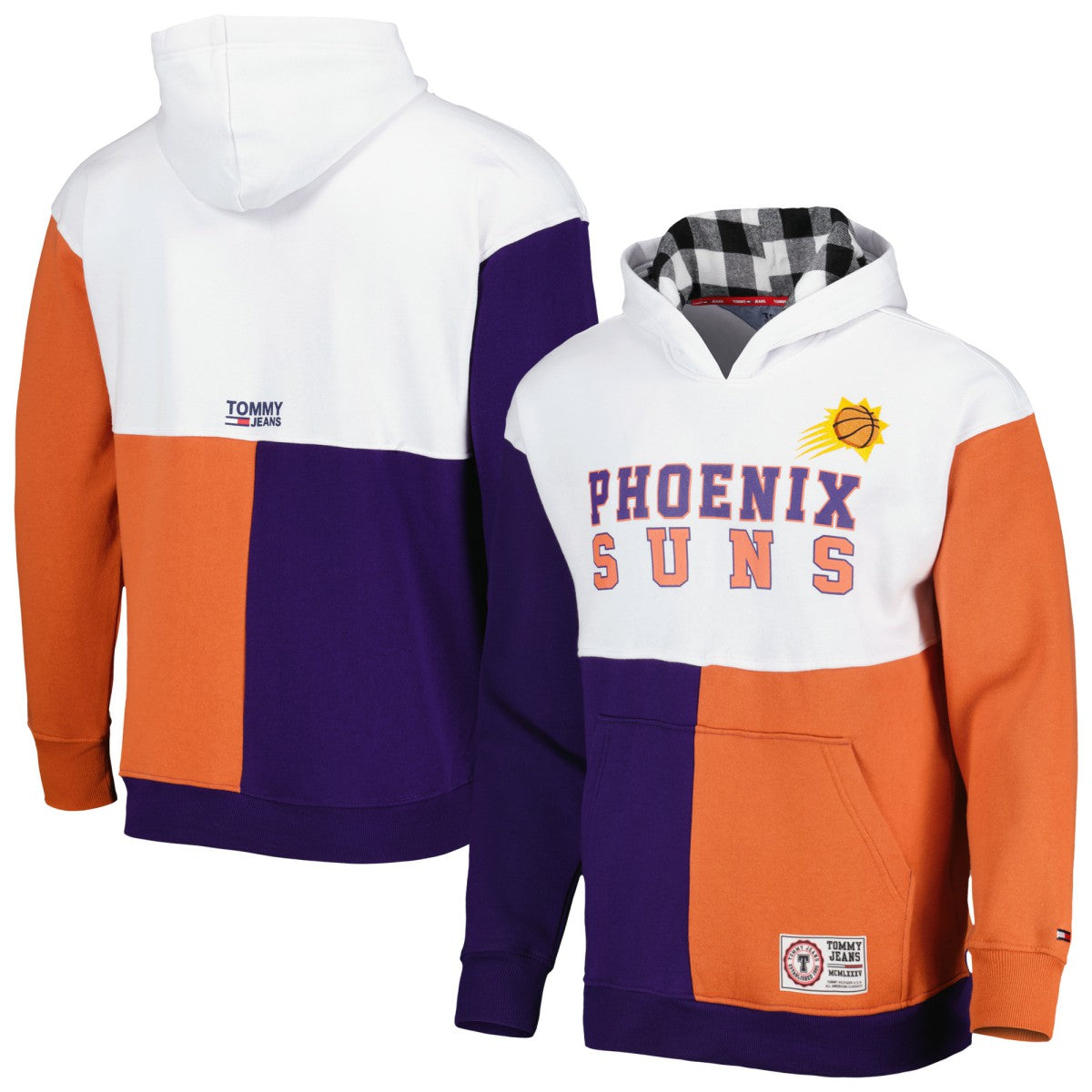Phoenix Suns Tommy Jeans Andrew Split Pullover Hoodie
