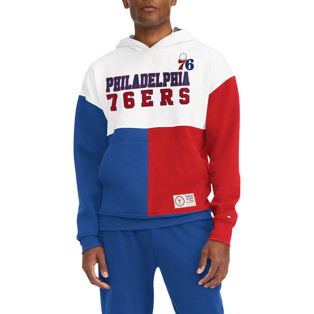 Philadelphia 76ers Tommy Jeans Andrew Split Pullover Hoodie