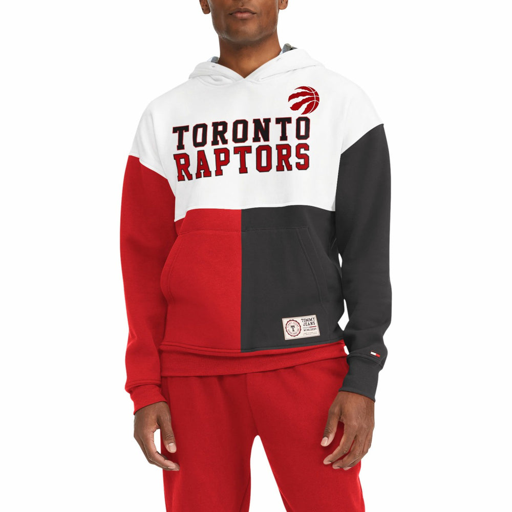 Toronto Raptors Tommy Jeans Andrew Split Pullover Hoodie