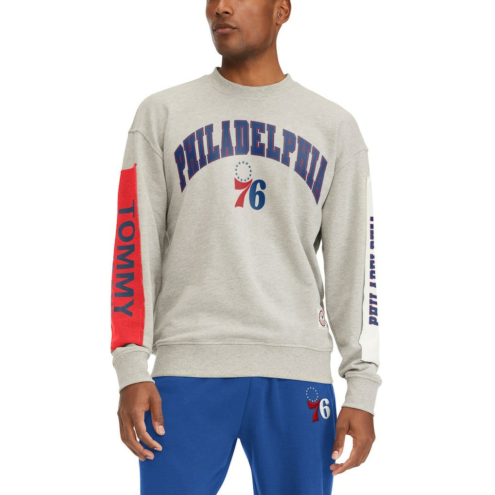 Philadelphia 76ers Tommy Jeans James Patch Pullover Sweatshirt
