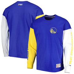 Golden State Warriors Tommy Jeans Richie Color Block Long Sleeve T-Shirt sale