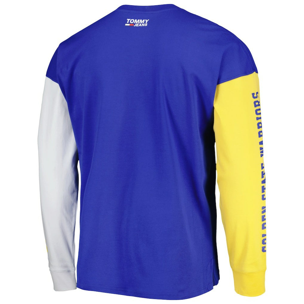 Golden State Warriors Tommy Jeans Richie Color Block Long Sleeve T-Shirt sale