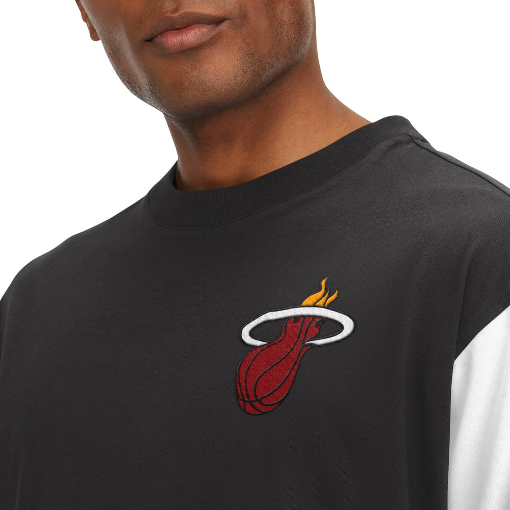 Miami Heat Tommy Jeans Richie Color Block Long Sleeve T-Shirt