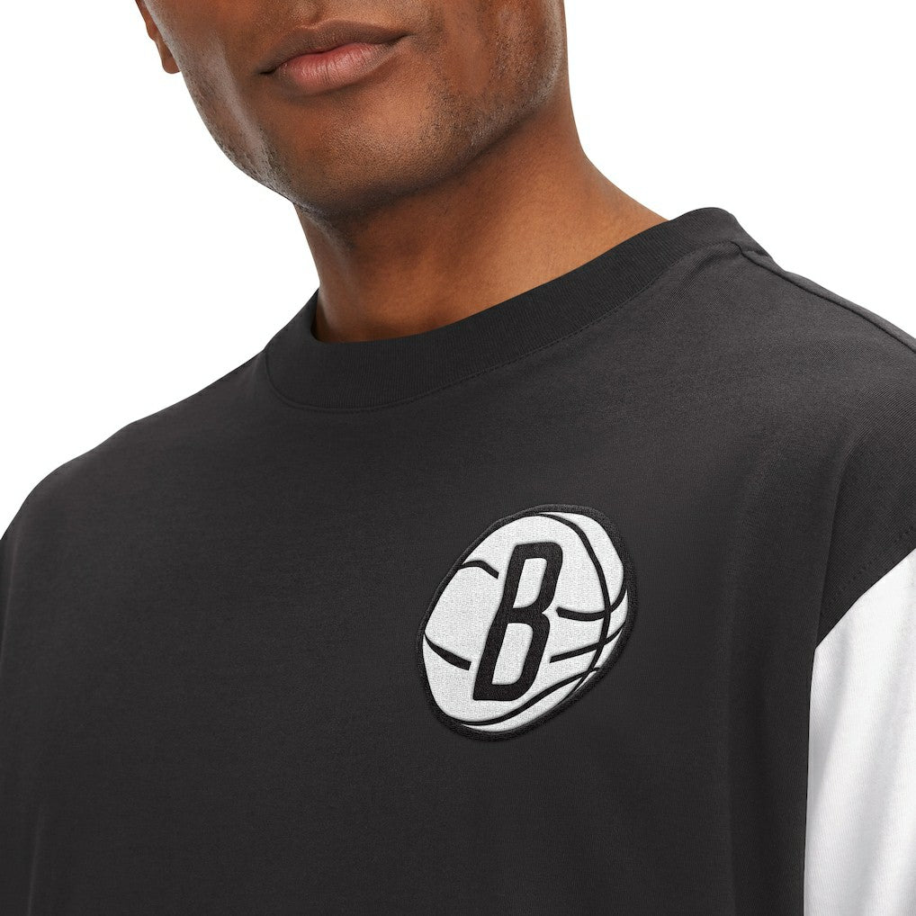 Brooklyn Nets Tommy Jeans Richie Color Block Long Sleeve T-Shirt