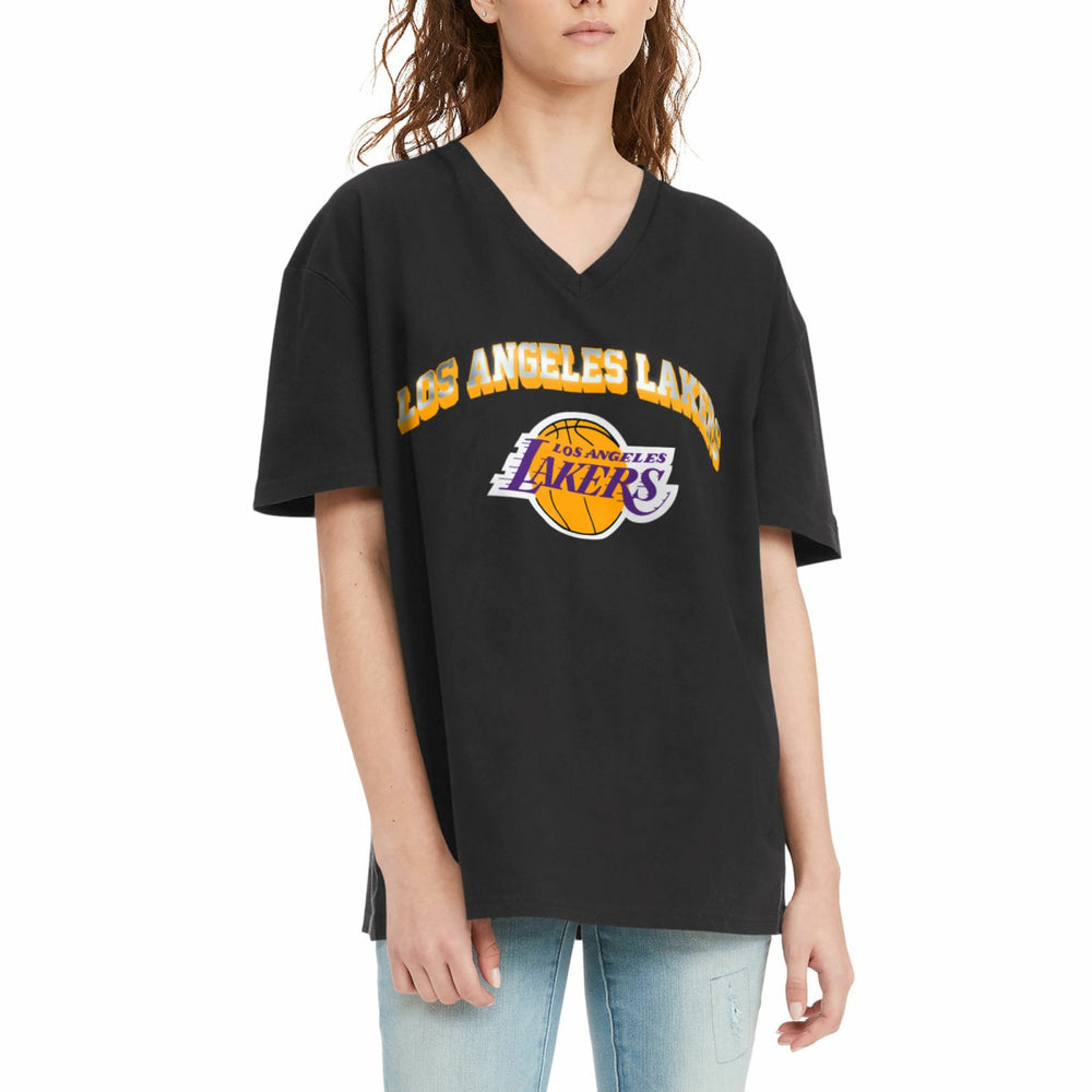 Los Angeles Lakers Tommy Jeans Women's Ashley V-Neck T-Shirt