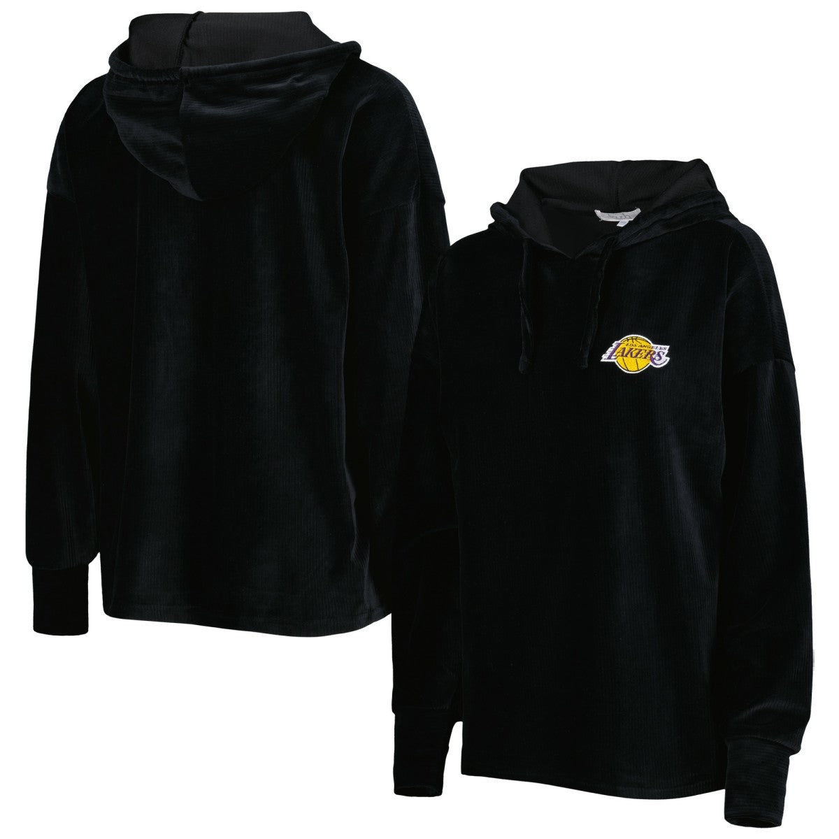 Los Angeles Lakers Touch Women's End Line Velour Pullover Hoodie