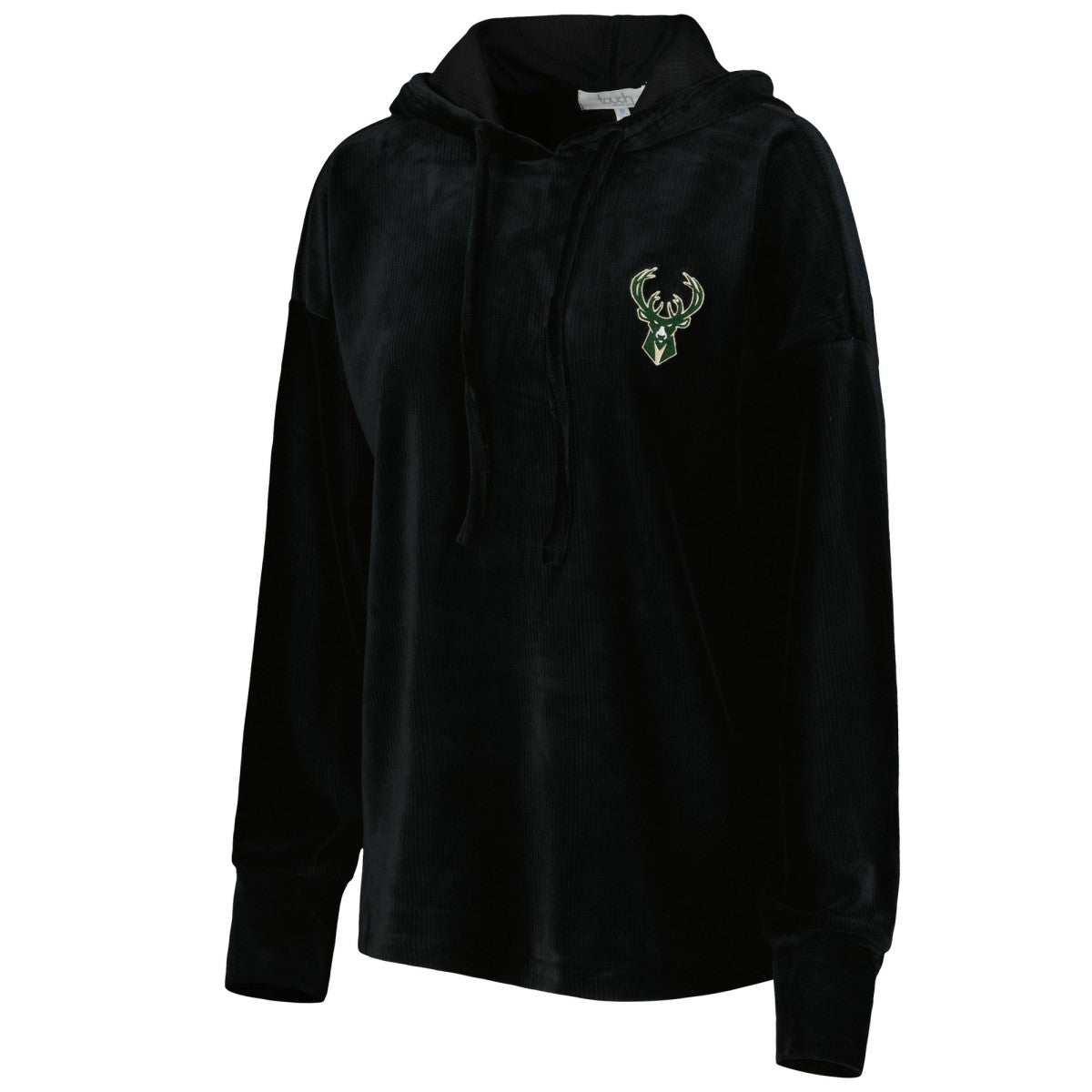Milwaukee Bucks Touch Women's End Line Velour Pullover Hoodie