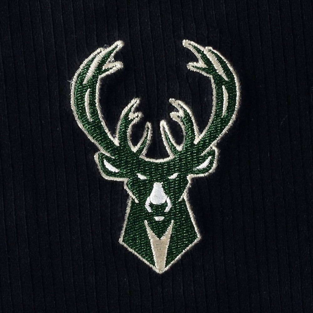 Milwaukee Bucks Touch Women's End Line Velour Pullover Hoodie