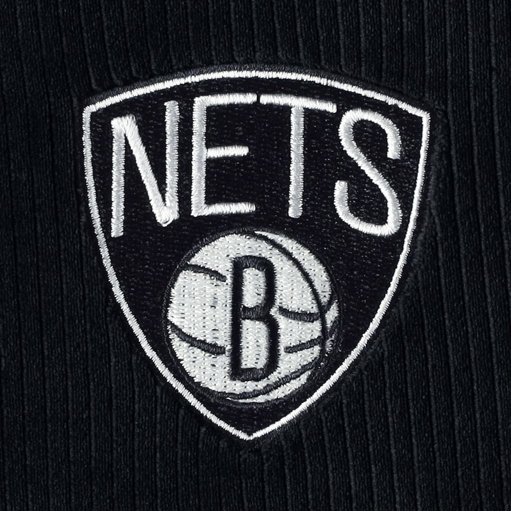 Brooklyn Nets Touch Women's End Line Velour Pullover Hoodie