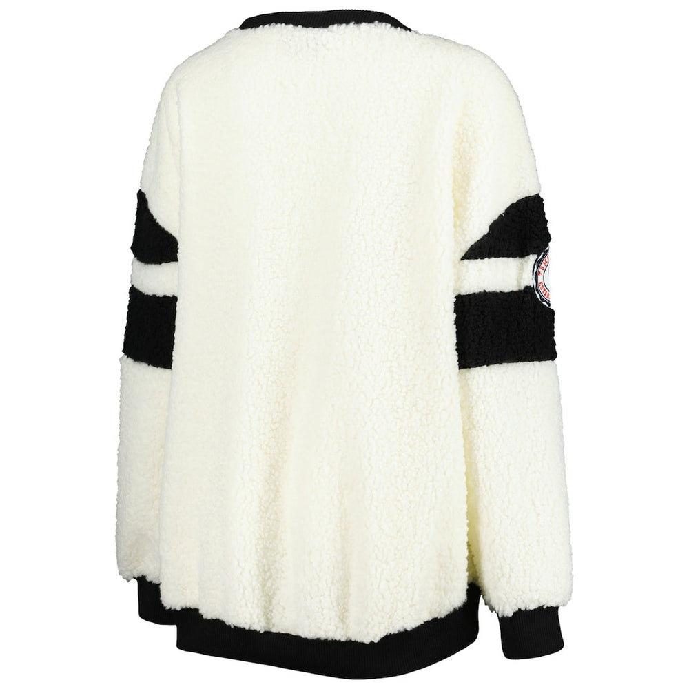 Brooklyn Nets Tommy Jeans Women's Mindy Sherpa Pullover Sweatshirt