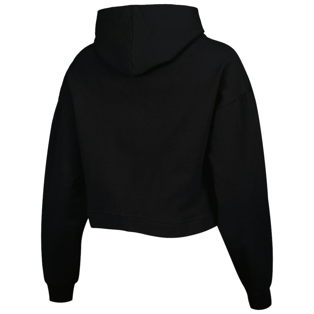Philadelphia 76ers Lusso Women's Layla World Tour Cropped Pullover Hoodie