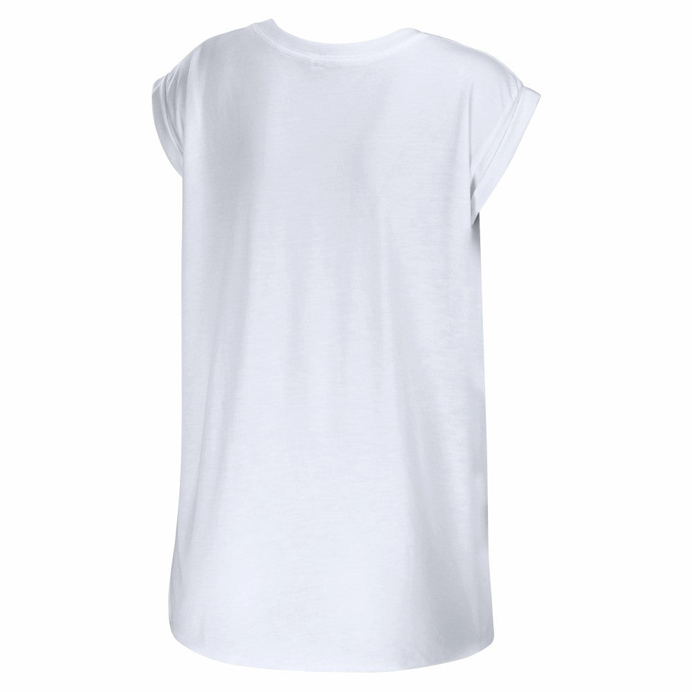 White Houston Astros WEAR by Erin Andrews Women's Greetings From T-Shirt