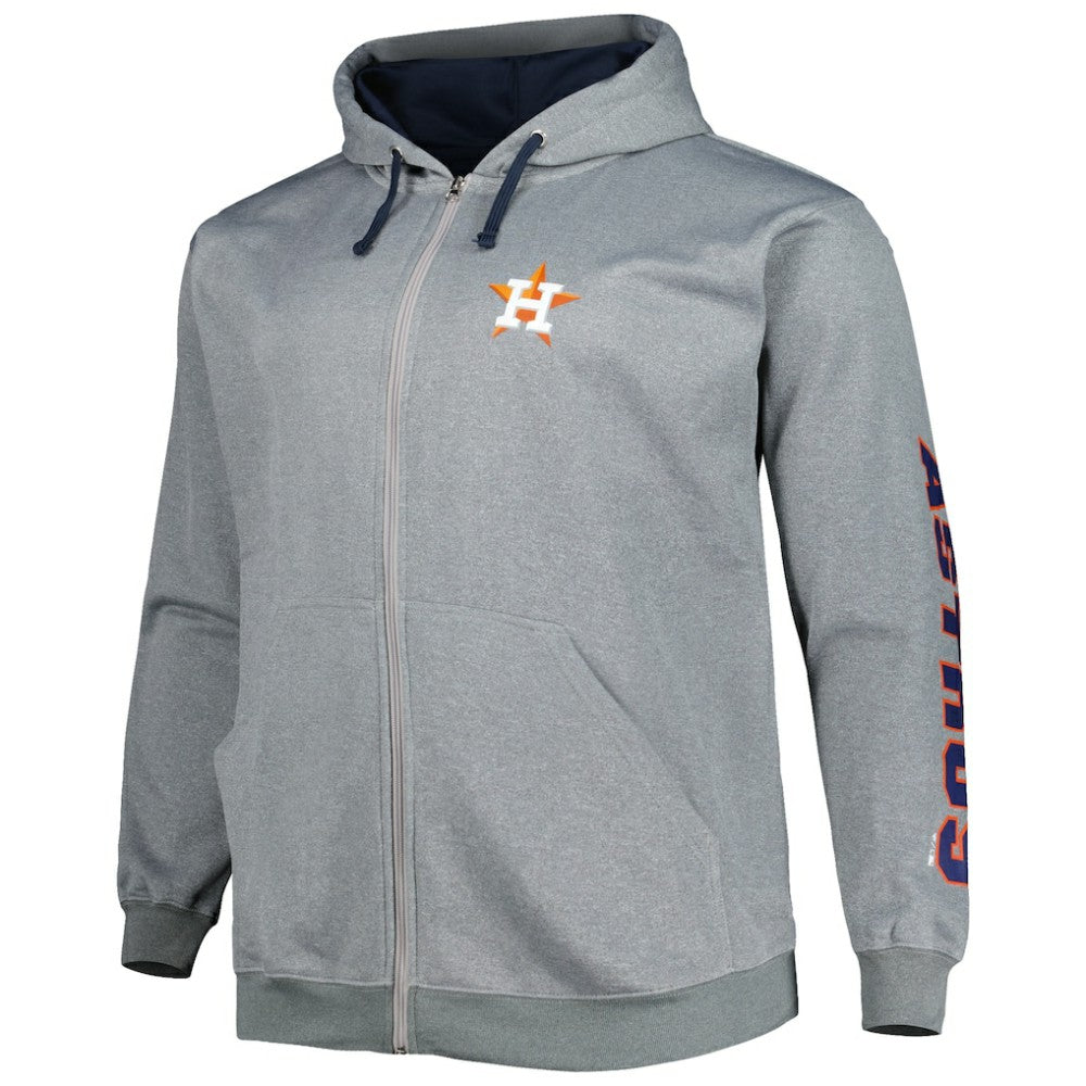 Ash Houston Astros Profile Big & Tall Pullover Hoodie