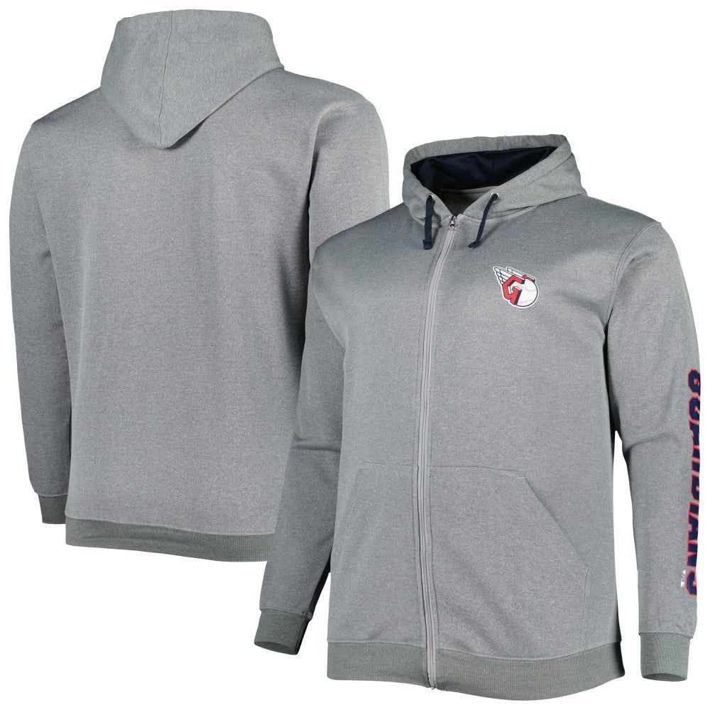 Ash Cleveland Guardians Profile Big & Tall Pullover Hoodie