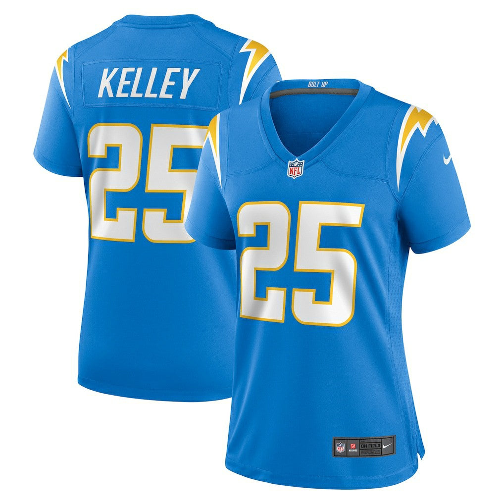 Joshua Kelley  Women's Player Game Jersey - Los Angeles Chargers Jerseys