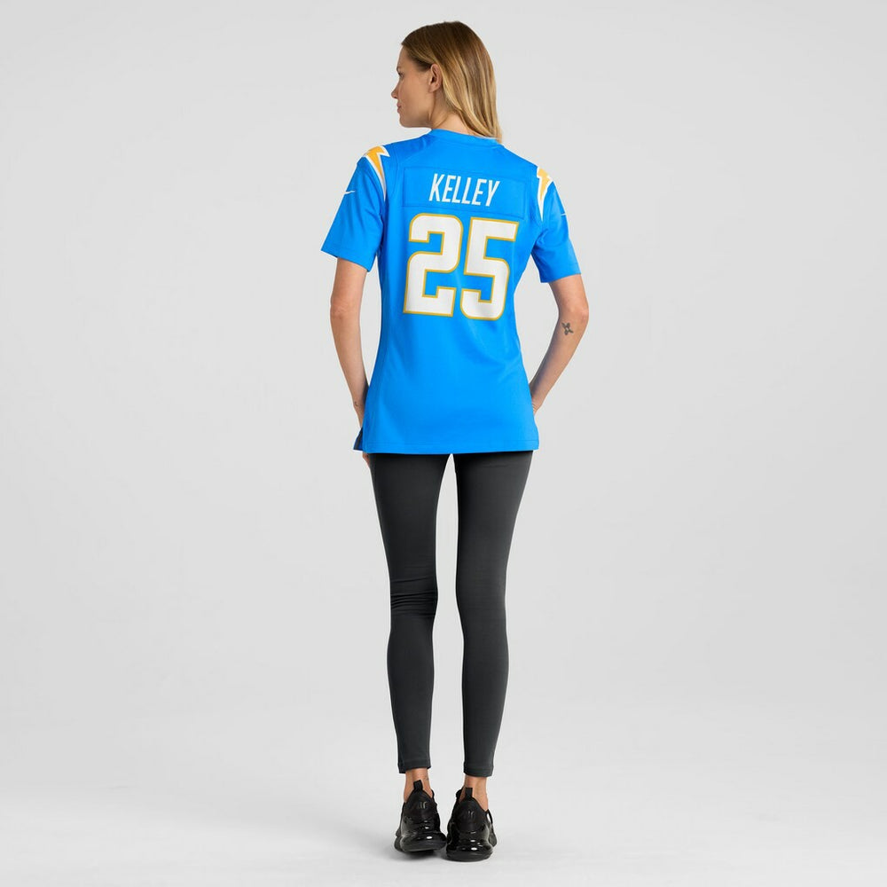 Joshua Kelley  Women's Player Game Jersey - Los Angeles Chargers Jerseys