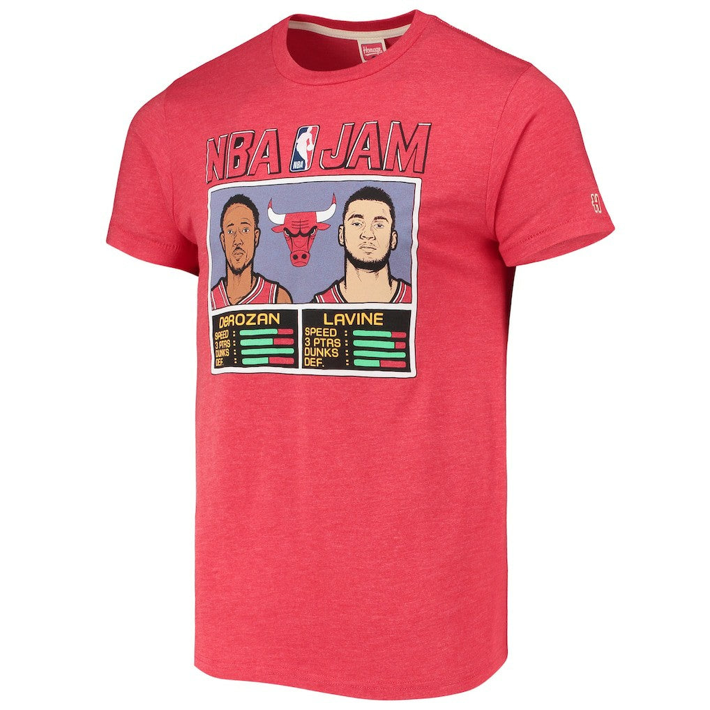 DeMar DeRozan/Zach LaVine Chicago Bulls Homage NBA Jam Tri-Blend T-Shirt sale