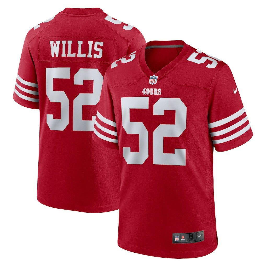 Patrick Willis  Retired Player Game Jersey - San Francisco 49ers Jerseys