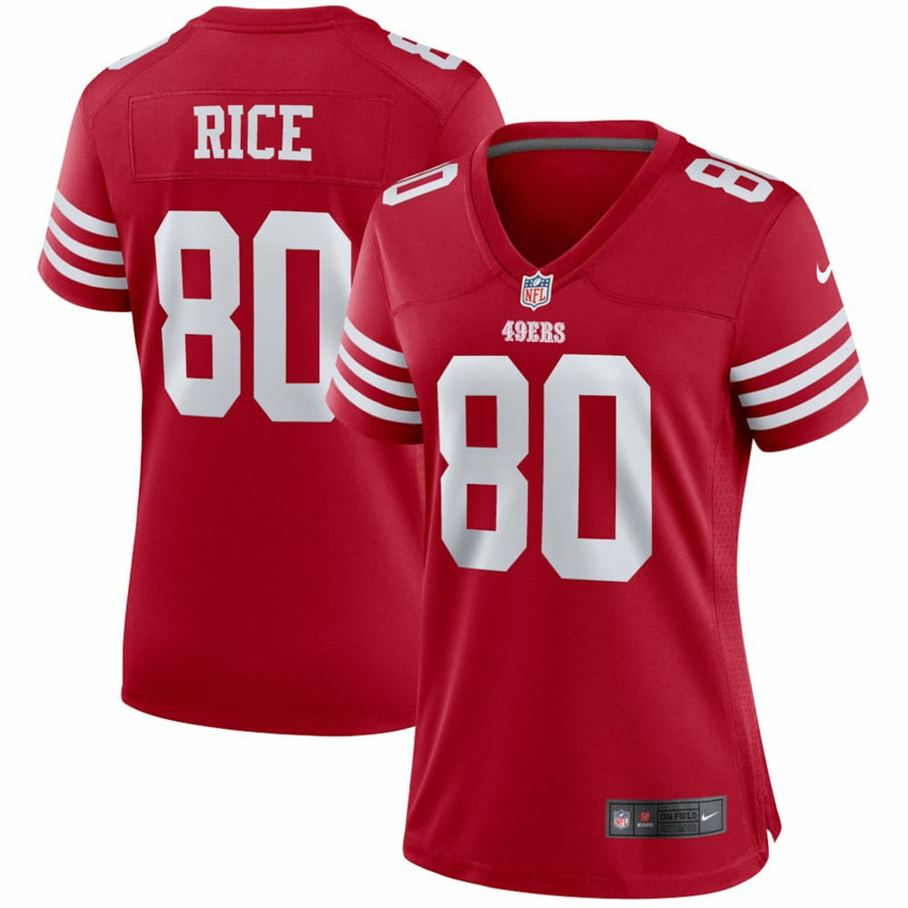 Jerry Rice  Women's Retired Player Game Jersey - San Francisco 49ers Jerseys