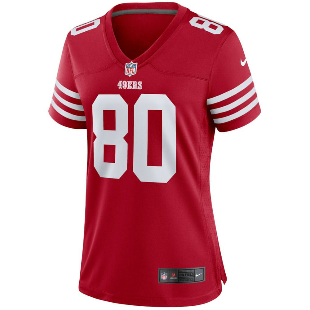 Jerry Rice  Women's Retired Player Game Jersey - San Francisco 49ers Jerseys