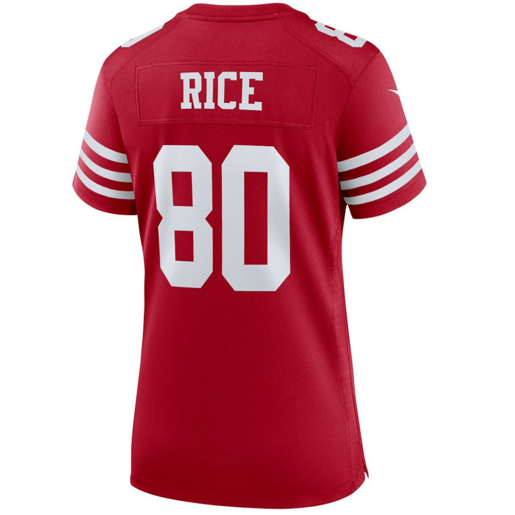 Jerry Rice  Women's Retired Player Game Jersey - San Francisco 49ers Jerseys