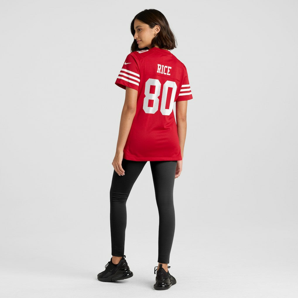 Jerry Rice  Women's Retired Player Game Jersey - San Francisco 49ers Jerseys