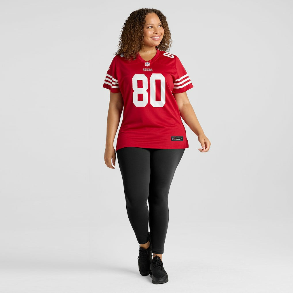 Jerry Rice  Women's Retired Player Game Jersey - San Francisco 49ers Jerseys
