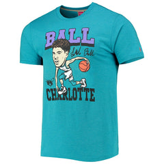 LaMelo Ball Charlotte Hornets Homage Caricature Tri-Blend T-Shirt