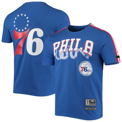 Philadelphia 76ers Pro Standard Men's Mesh Capsule Taping T-Shirt