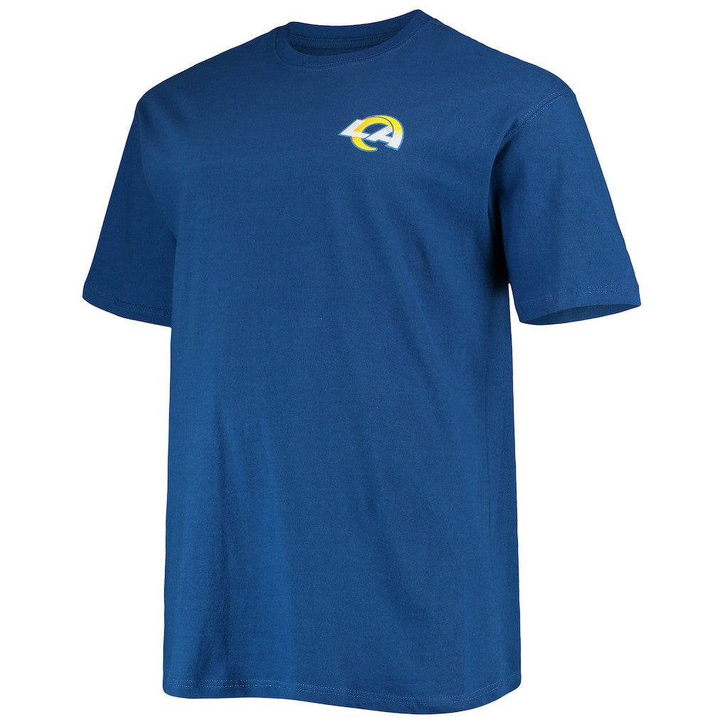 Big & Tall #1 Dad 2-Hit T-Shirt - Los Angeles Rams T-shirts