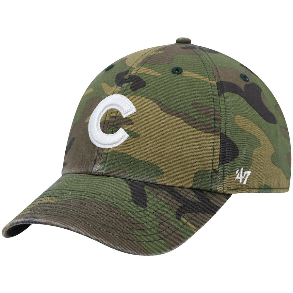Camo Chicago Cubs '47 Clean Up Adjustable Hat