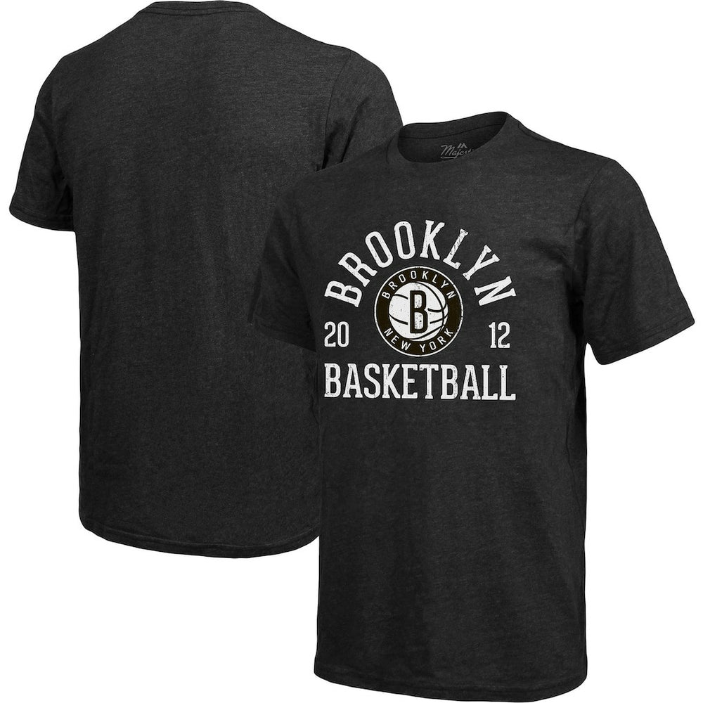Brooklyn Nets Majestic Threads Ball Hog Tri-Blend T-Shirt