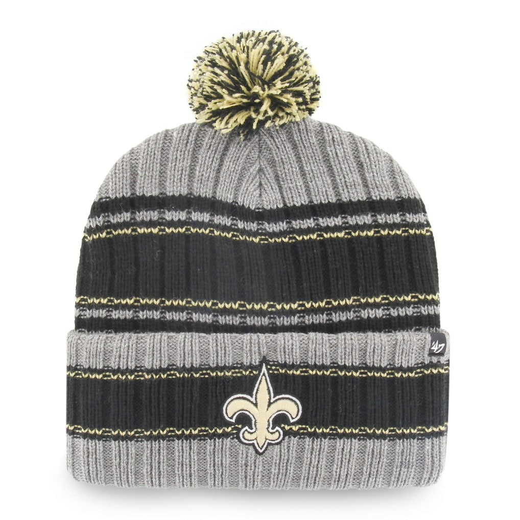 '47 Rexford Cuffed Knit Hat with Pom - New Orleans Saints Hats