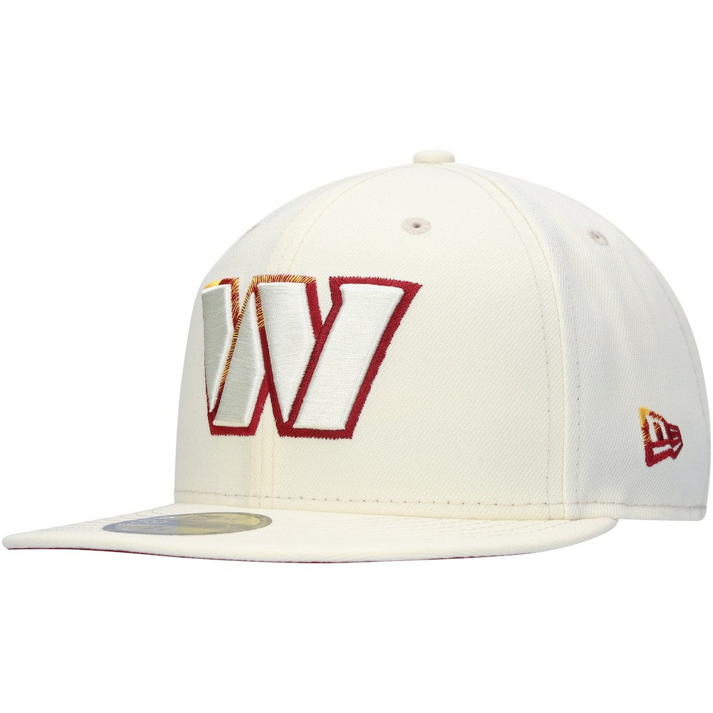 Chrome Color Dim 59FIFTY Fitted Hat - Washington Commanders Hats