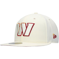 Chrome Color Dim 59FIFTY Fitted Hat - Washington Commanders Hats