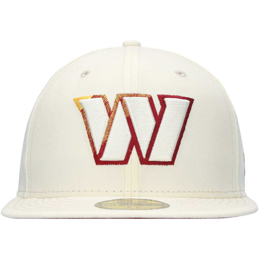 Chrome Color Dim 59FIFTY Fitted Hat - Washington Commanders Hats