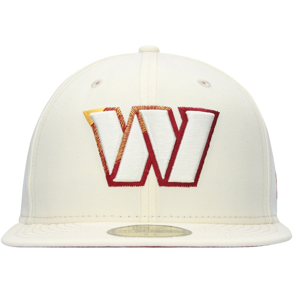 Chrome Color Dim 59FIFTY Fitted Hat - Washington Commanders Hats